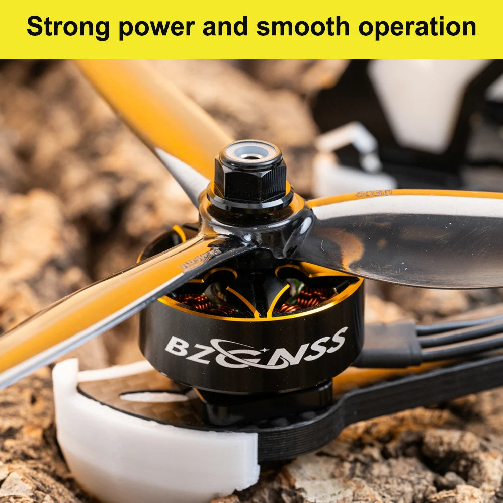BZGNSS Chuanyun Series 2207 1960KV Brushless Motor — 6S, Turbo-Cooled, 5-Inch FPV Racing & Freestyle