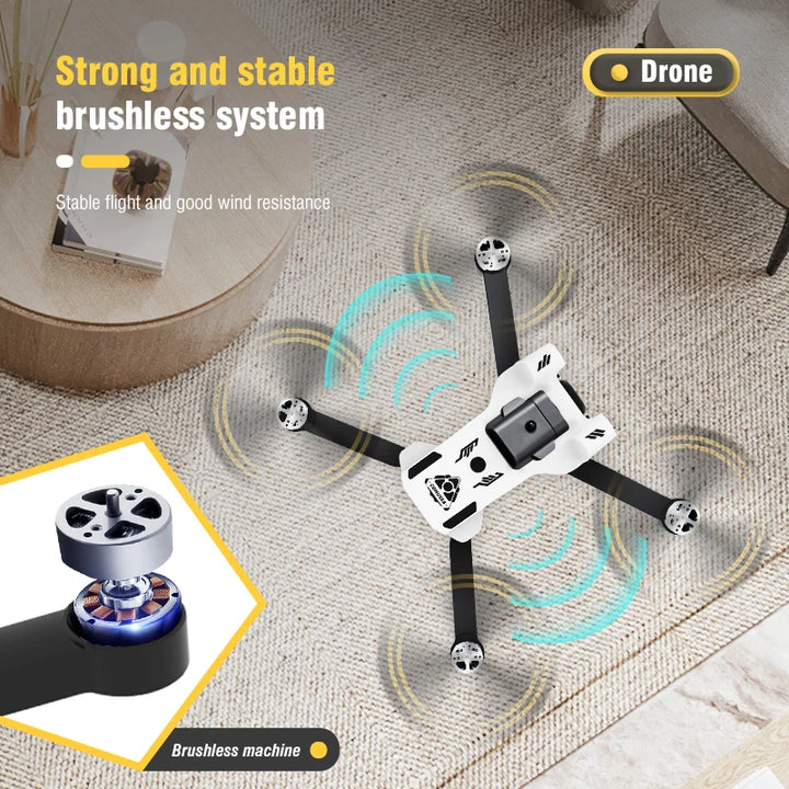 2023 S136 PRO Ultra RC Dron 8K Camera Drone GPS Obstacle Avoidance Drones Quadcopter FPV Wifi 1KM Helicopter Brushless Motor Kid