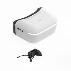 Walksnail Avatar Goggles L with separate gimbal-mounted camera facing forward