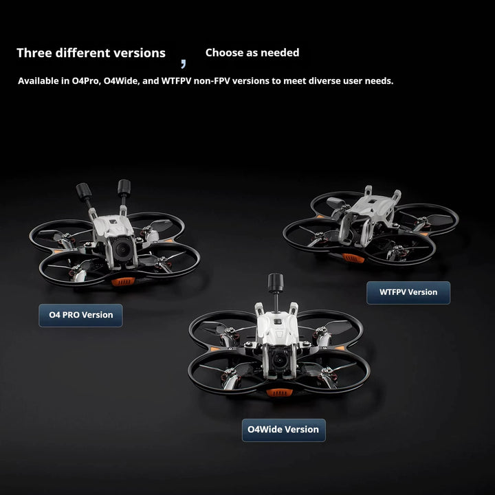 GEPRC DarkStar25 2.5" FPV Drone — F722 35A AIO, 1404 4600KV, DJI O4 Pro/Wide/No VTX, GPS
