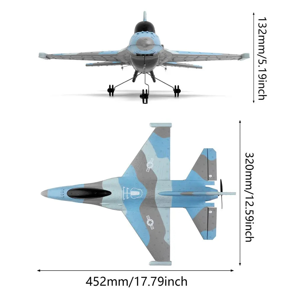 A290 RC Glider Fighter Fixed Wing Wingspan 3D Axis Model Stunt Professional Foam Airplane Drone Simulation Gifts Toys for boys