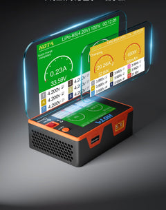 HOTA T8 Smart Balance Charger — 8S LiPo/LiHV/LiFe, 650W, 22A, Magnetic Port, Bilingual Display