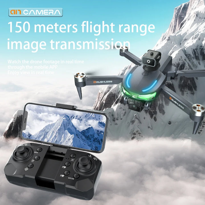 Drone Camera 8K Professional 20km Quadcopter FPV Obstacle Avoidance Brushless RC Helicopter for kids and Adults Aircraft A17 Pro