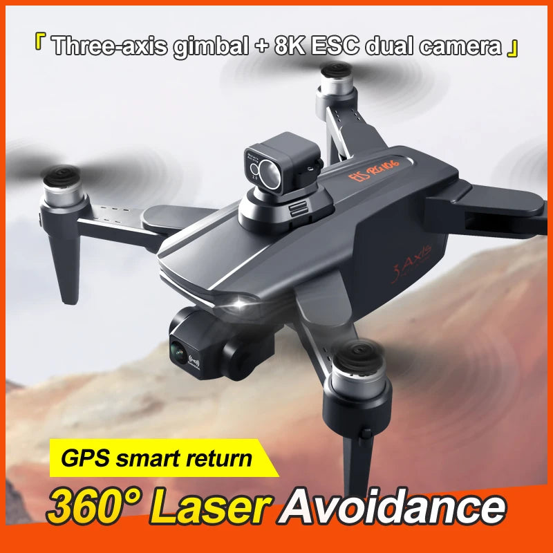 2023 HOT RG106 & RG106Pro Drone 8k Profesional GPS 2km Quadcopter Camera Dron 3 Axis Brushless Motor 5G WiFi Fpv RC Drones Toys