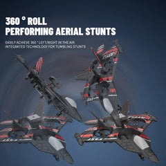 RC Aircraft with Camera Obstacle Avoidance Fighter 2.4G Airplane EPP Foam Plane Remote Control Helicopter Toys For Children Gift - Thedroneflight