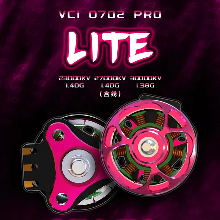 VCI 0702 PRO LITE MOTOR-23000KV/27000KV/30000KV Micro Brushless Motor，For FPV Drone Accessories