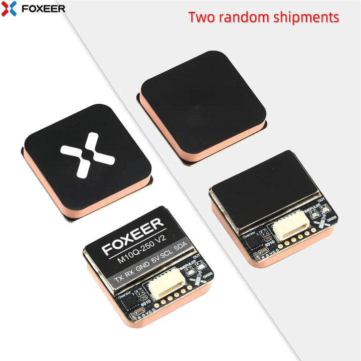 Foxeer M10Q 250 V2 GPS Module — IST8310 Compass, 72CH, Multi-Constellation, Dual Protocol, 5V