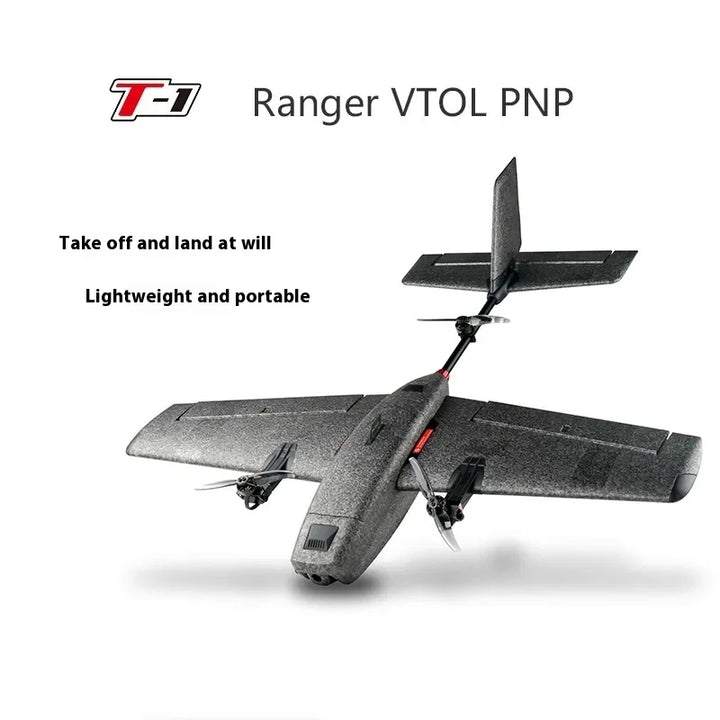 Heewing Assassin T-1 Vtol Vertical Takeoff Pnp With Flight Control Fpv Fixed Wing Y3 Vertical Takeoff And Landing Aircraft