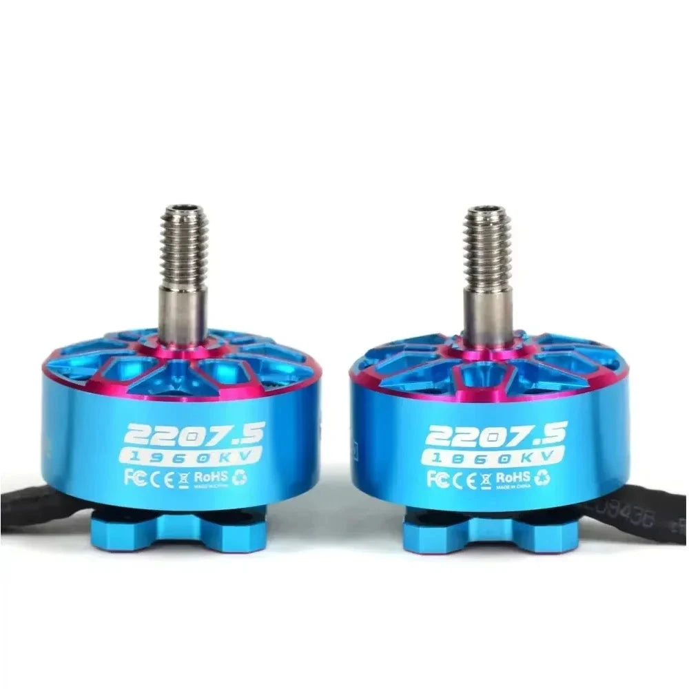 Axisflying Bando 2207.5 6S Brushless Motor — 1860KV / 1960KV, 5" FPV Freestyle & Cinewhoop (4PCS)