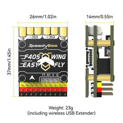 SpeedyBee F405 WING Mini Flying Control FPV Flight Model Small Size Fixed Wing