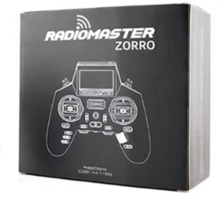 RadioMaster ZORRO Radio Controller - ELRS 16CH 2.4GHz Hall Gimbals Compact Gamepad Style EdgeTX for FPV Racing Freestyle