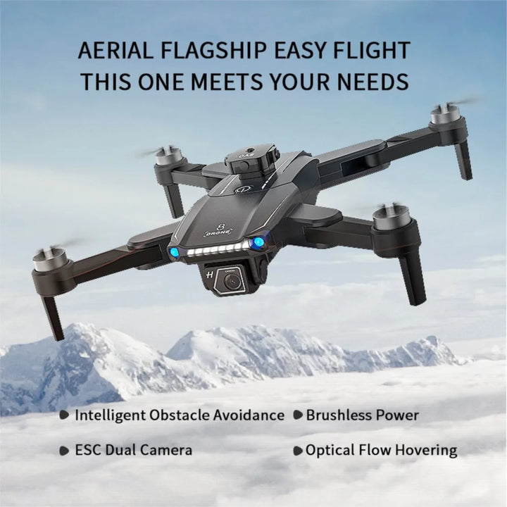 JJRC X33 8K GPS Drone with Brushless Motors, Foldable Design, Obstacle Avoidance, Dual Cameras, and Real-Time HD Transmission