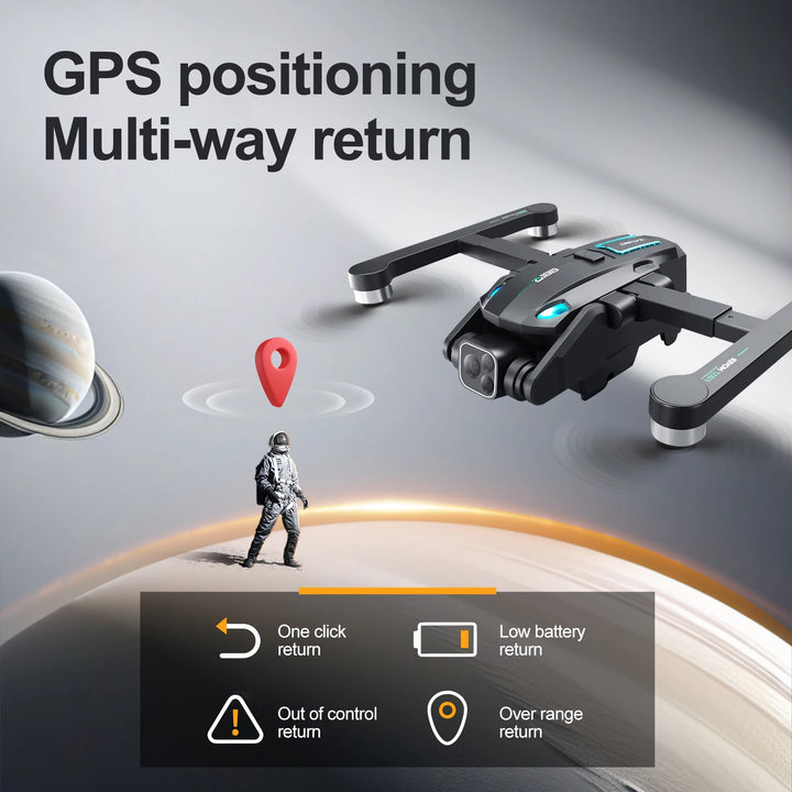 S188/RG700 GPS Professional Drone 4K HD Dual Camera Quadcopter Drone Optical Flow positioning 360° Obstacle Avoidance RC Toy