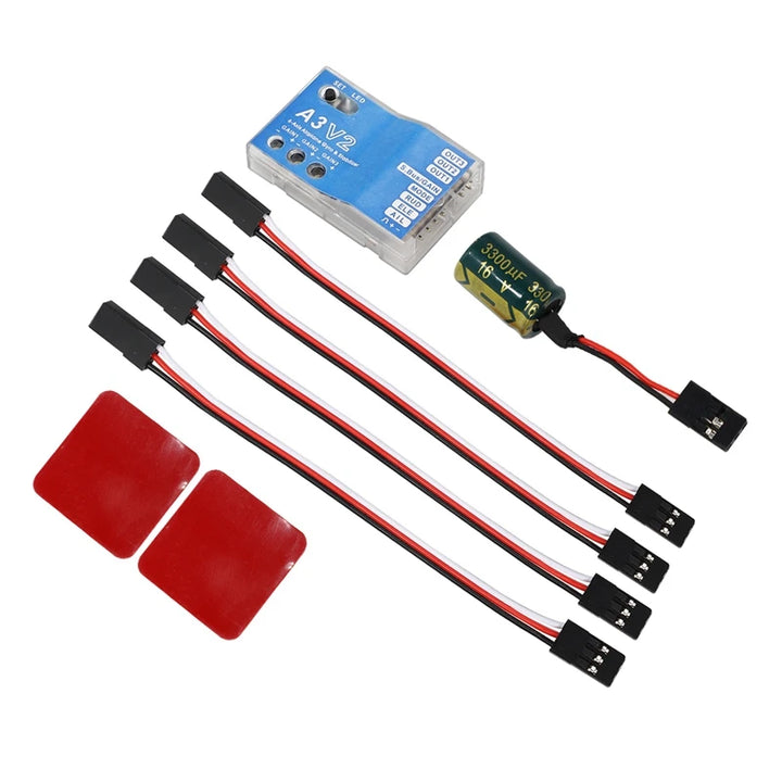 A3 V2 flight controller stabilizer 4 flight modes for RC airplane Airplane RC Metal gift accessory for RC lovers