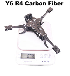 Y6R4 4" Carbon Fiber FPV Drone Frame Kit - 195mm Racing Freestyle