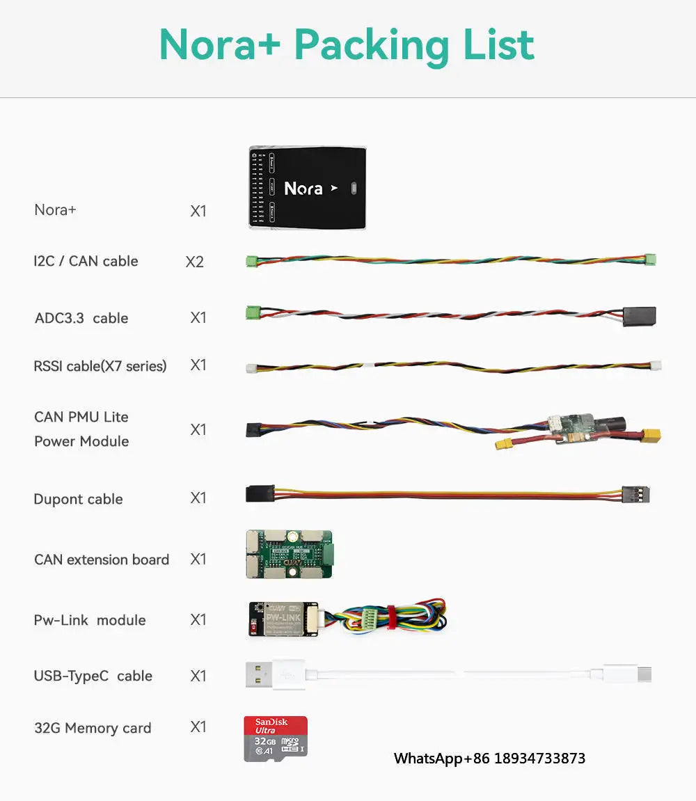 CUAV Nora+ Enterprise Flight Controller — RTK GNSS, RM3100 Compass, CAN Ammeter, Fixed-Wing & VTOL UAV, ArduPilot & PX4
