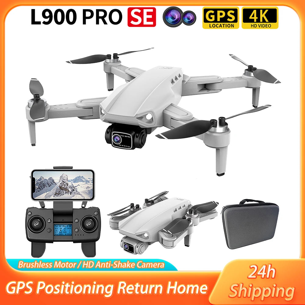 L900 Pro SE Drone 5G GPS HD Camera FPV 25min Flight Time Brushless Motor Quadcopter Distance 1.2km 4K Professional Drones