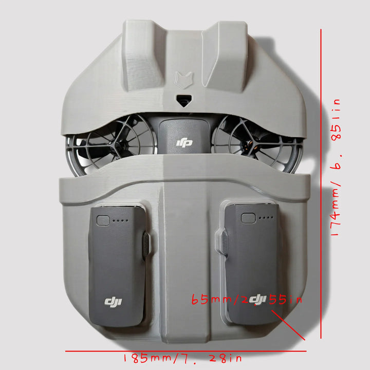 DJI Neo 2 Drone Accessories Storage Box — Portable Travel Bag, Battery Holder
