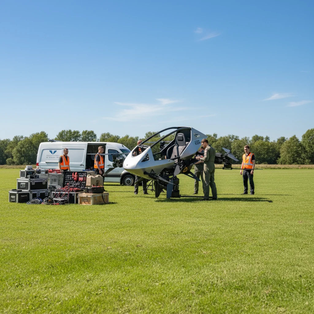 Digital Eagle ZR200 Personal eVTOL Aircraft — Fixed-Wing VTOL, 20-Minute Flight Time, 60 kg Payload