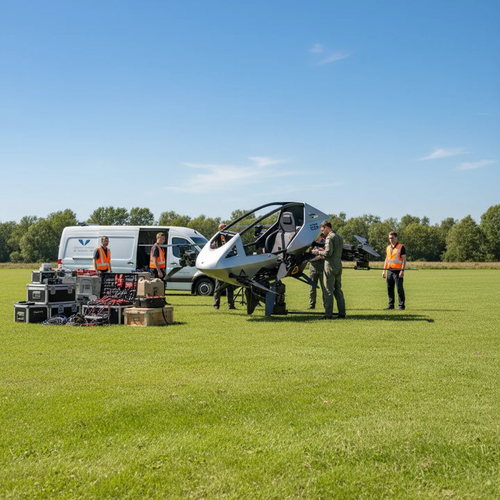 Digital Eagle ZR200 Personal eVTOL Aircraft — Fixed-Wing VTOL, 20-Minute Flight Time, 60 kg Payload