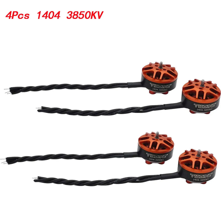 Original YSIDO 4Pcs 1404 3850KV 4650KV Brushless Motor for RC FPV Racing Freestyle Toothpick Drones RC Replacement DIY Parts