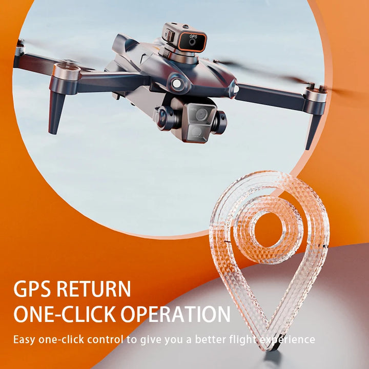 P25 Pro Drone 4K Professional 20km GPS 8K FPV Quadcopter Camera Aerial Photography Obstacle Avoidance RC Helicopter Aircraft Toy