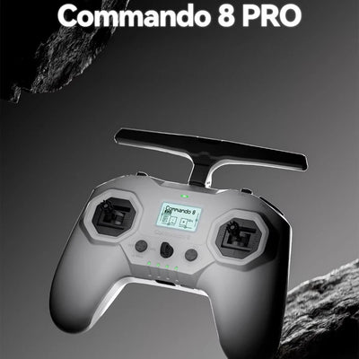 iFlight Commando 8 Pro Radio Transmitter — Dual-Band 2.4GHz + 900MHz, 1W ELRS, Hall Gimbals, 6400mAh, EdgeTX