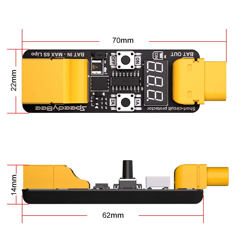 SpeedyBee F405 V5 Stack STM32F405 ICM42688P OX32 55A 4-in-1 ESC 3-6S Betaflight INAV