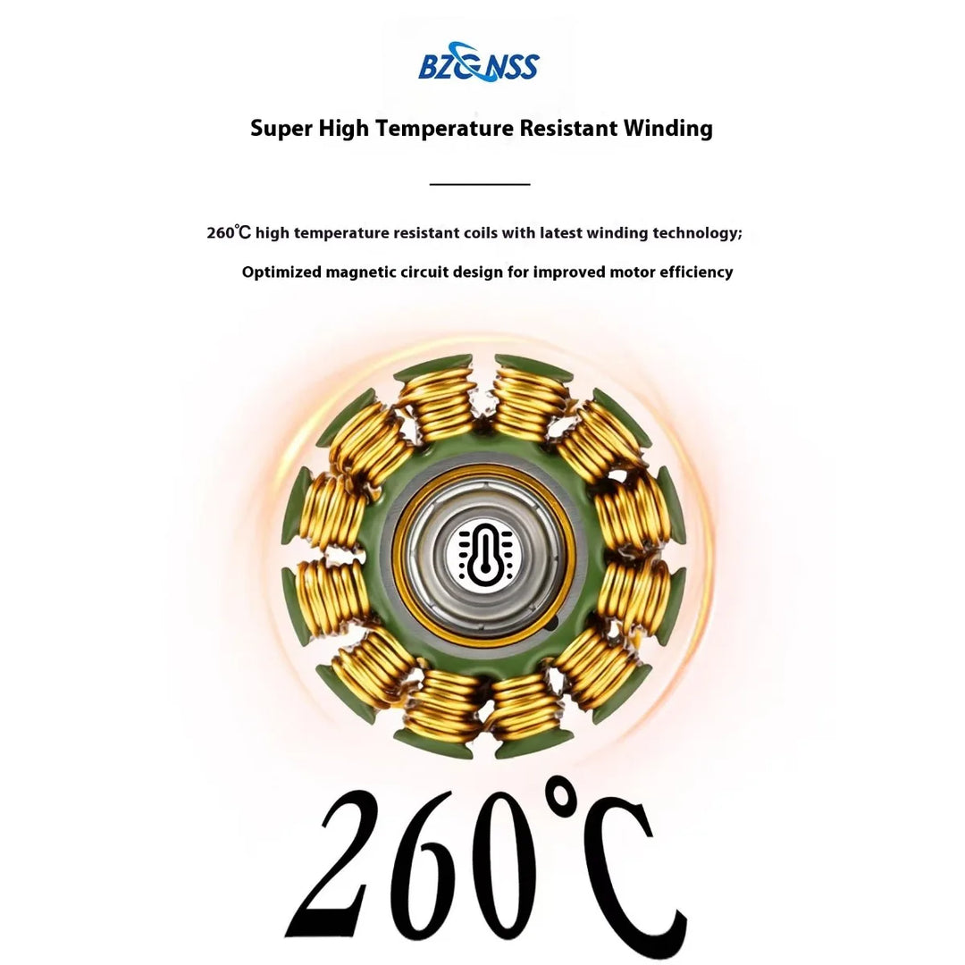 FlyWarp 2207 1960KV brushless Motor - 6S Turbo-Cooled for 5 inch FPV Racing Drones Smooth Freestyle Performance Phoenix pattern