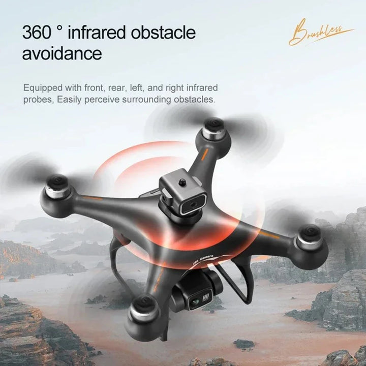 2024 Professional S116 MAX Drone 8K WIFI FPV Camera 360° Obstacle Avoidance Brushless Motor RC Quadcopter Mini Dron Toy