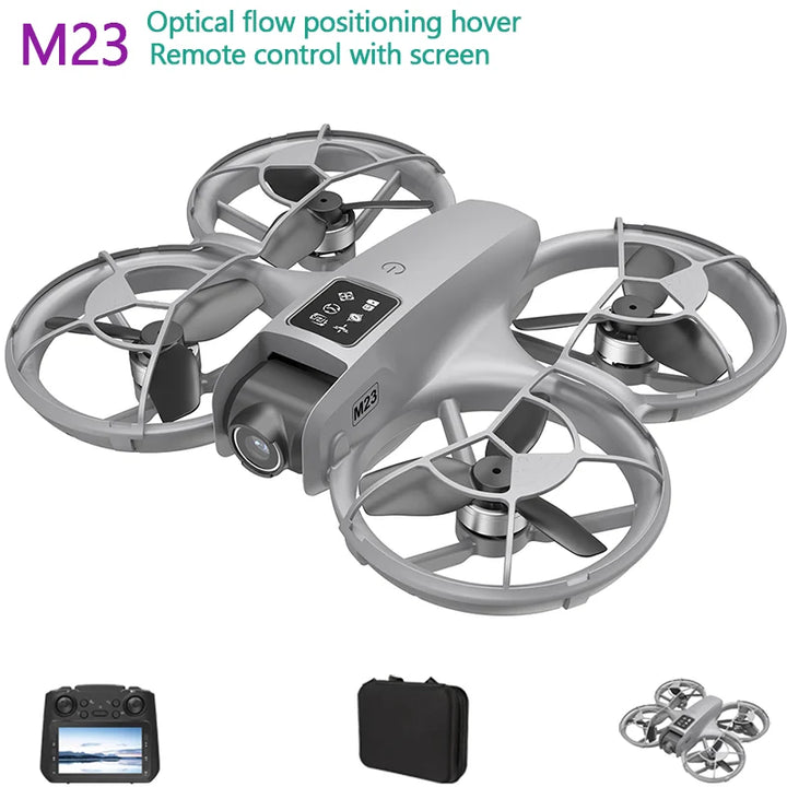 New M23 drone 4K dual lens with screen control 360 degree stunt surface flip/mobile screen real-time transmission