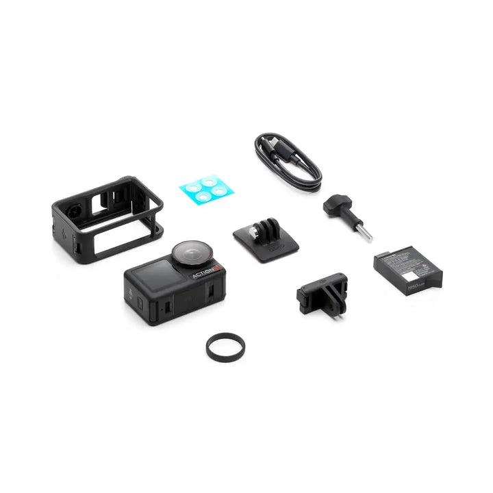 DJI Osmo Action 5 Pro — 1/1.3" Sensor, 4K/120fps, 13.5 Stops, 360° HorizonSteady, 4hr Battery, Dual OLED, 20m Waterproof