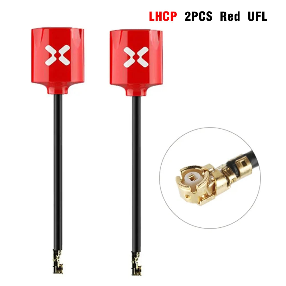 Foxeer Micro Lollipop 5.8GHz FPV Antenna 2.5dBi — RHCP/LHCP, UFL/SMA/RP-SMA, 1PC or 2PC