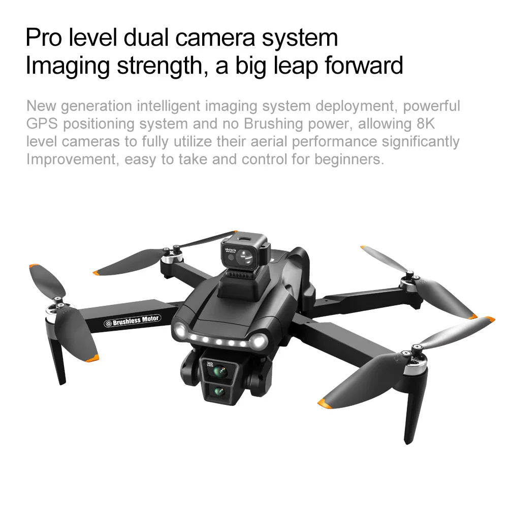 For Xiaomi V198GPS Drone ESC 8K Profesional HD Camera Brushless Obstacle Avoidance Aerial Optical Foldable Quadcopter Mini Dron