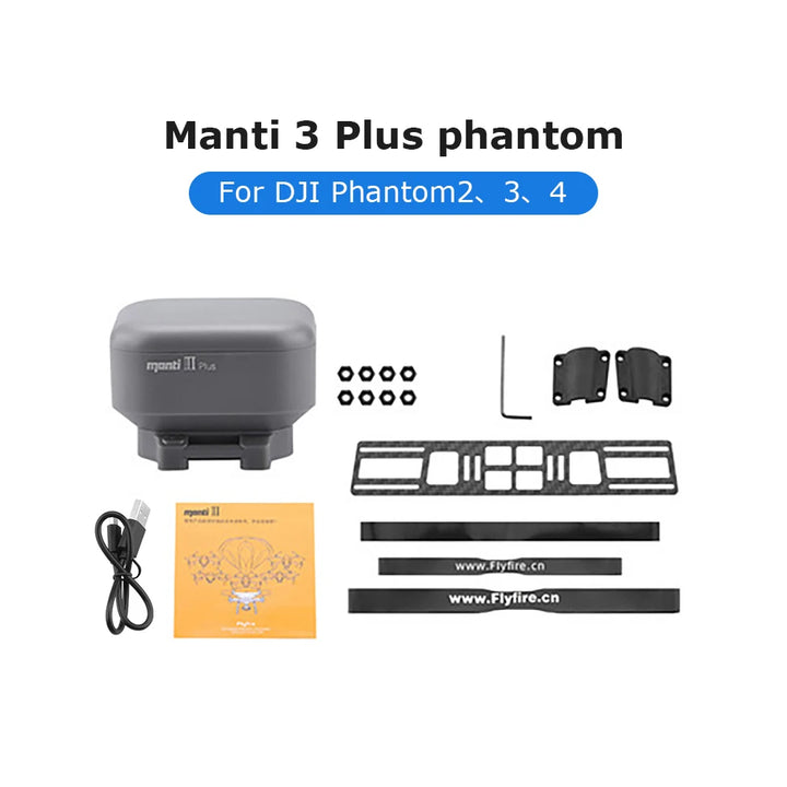 Manti 3 / 3 Plus Reusable Drone Parachute — DJI Mavic 3, Air 2S, Phantom 4