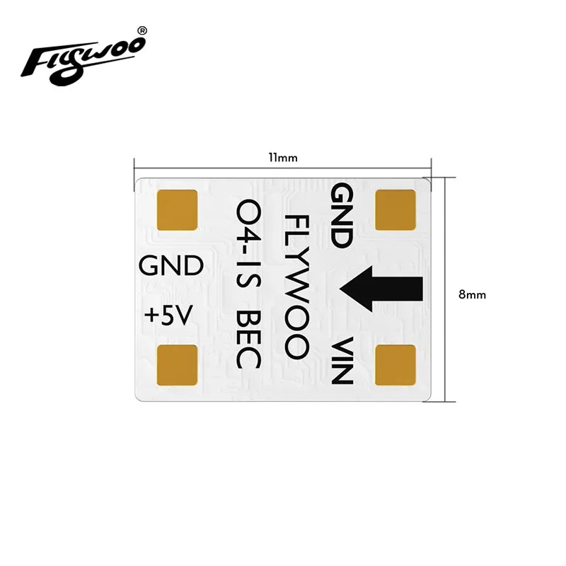 Flywoo O4 1S 5V BEC Module for Drone Digital Image Transmission Power Module