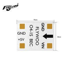 Flywoo O4 1S 5V BEC Module for Drone Digital Image Transmission Power Module