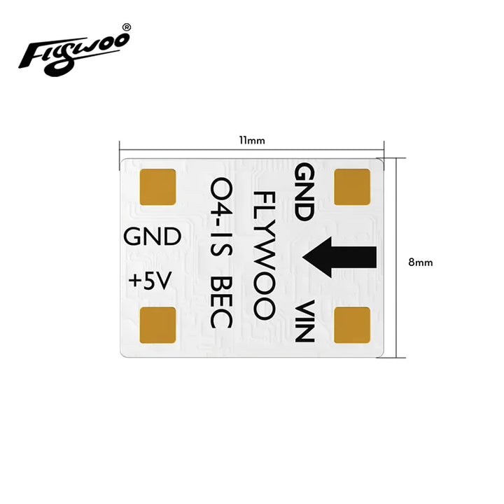 Flywoo O4 1S 5V BEC Module for Drone Digital Image Transmission Power Module