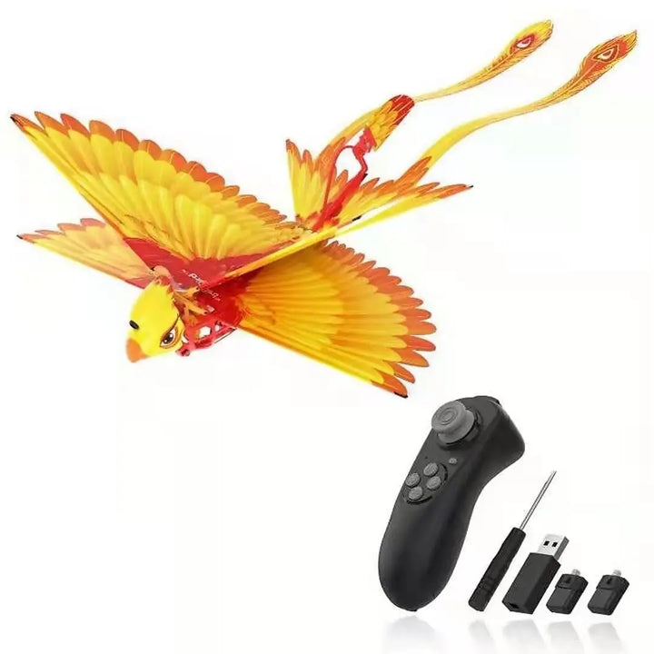 Go Go Bird Remote Control Flying Toy Mini RC Helicopter Drone-Tech Toys for Kids Adults Smart Bionic Flapping Wings