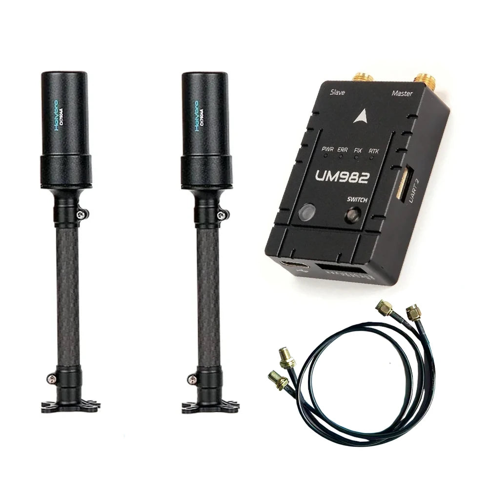 HolyBro H-RTK Unicore UM982 — Dual Antenna RTK GPS, Moving Baseline Yaw, 0.8cm RTK Accuracy, 20Hz, IST8310 Compass, for Pixhawk & UAV Autopilots