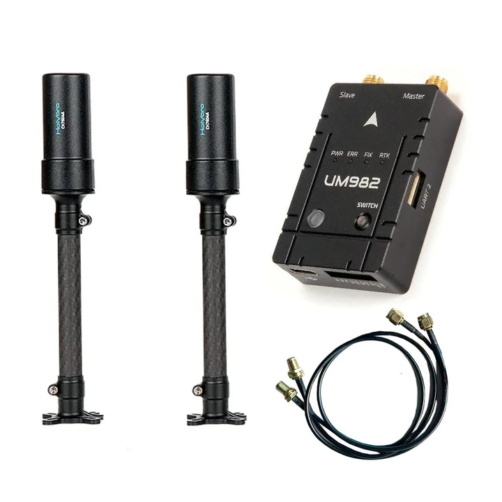 HolyBro H-RTK Unicore UM982 — Dual Antenna RTK GPS, Moving Baseline Yaw, 0.8cm RTK Accuracy, 20Hz, IST8310 Compass, for Pixhawk & UAV Autopilots