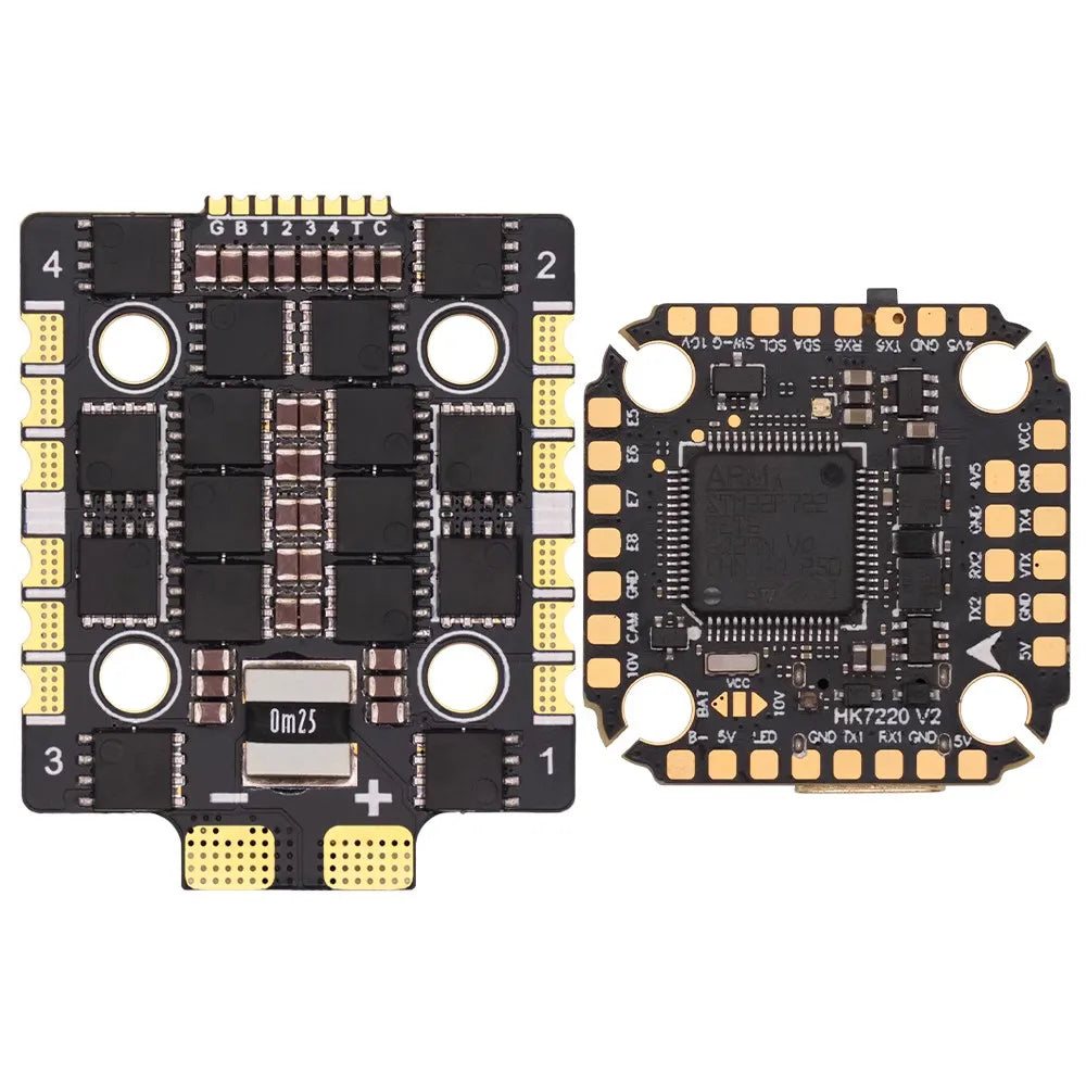 HAKRC F722 Mini V2 Flight Controller Stack with ESC 20x20mm