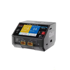 HOTA D6 Ultra AC 300W DC 650W Dual Channel Charger with GaN+SiC for 1-6S Lipo LiHV Li-ion NiMH Battery XT60