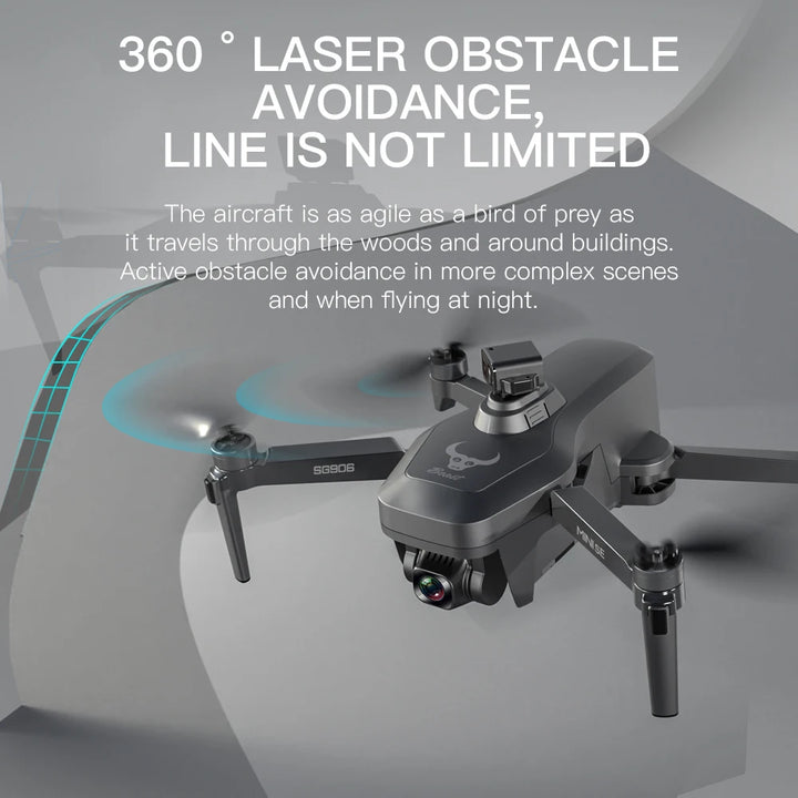 SG906 Mini SE GPS Drone 4K Profesional Camera Dron 5G WiFi with 360° Obstacle Avoidance Brushless Motor RC Quadcopter VS KF102