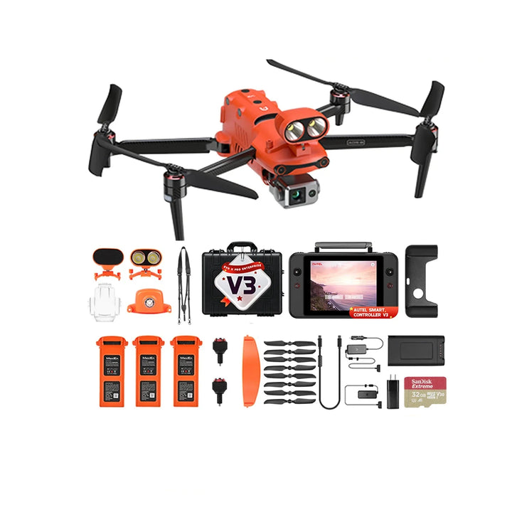 Autel Robotics EVO II Dual 640T Enterprise V3 — Thermal + 6K, 38-Min, 10km, 4GNSS