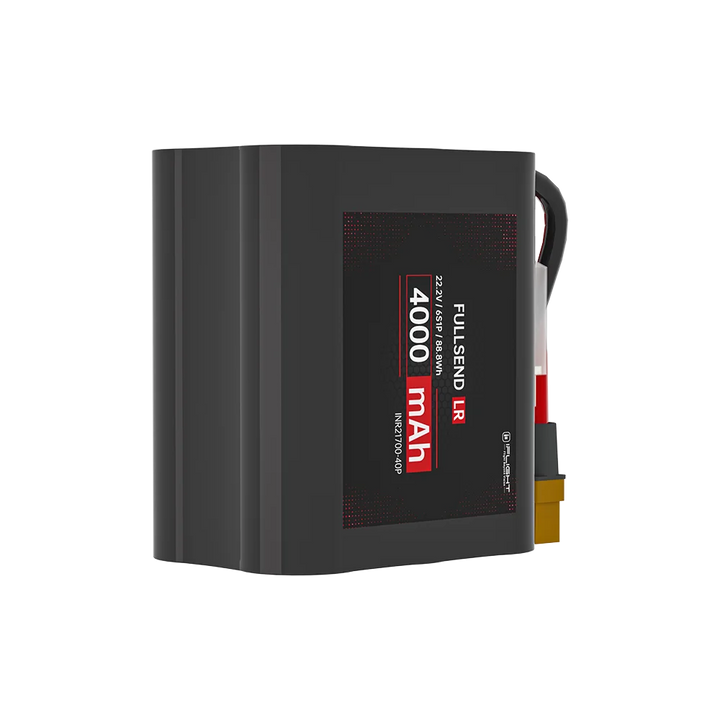 iFlight FULLSEND 6S 4000mAh 22.2V Li-Ion Battery — EVE INR21700-40P, XT60H, 12.5C, 88.8Wh, Long-Range FPV