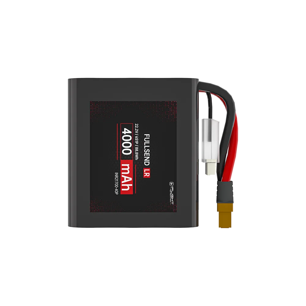 iFlight FULLSEND 6S 4000mAh 22.2V Li-Ion Battery — EVE INR21700-40P, XT60H, 12.5C, 88.8Wh, Long-Range FPV