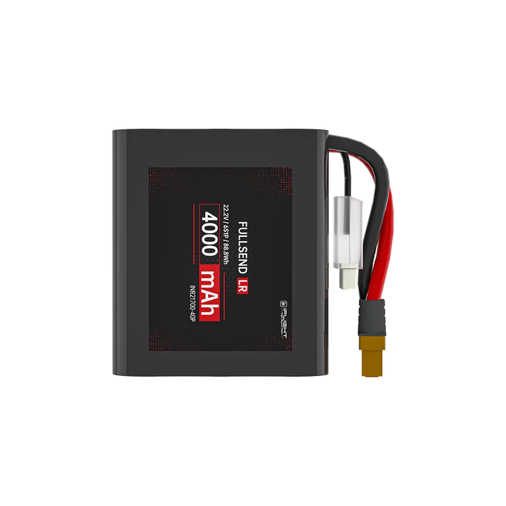 iFlight FULLSEND 6S 4000mAh 22.2V Li-Ion Battery — EVE INR21700-40P, XT60H, 12.5C, 88.8Wh, Long-Range FPV