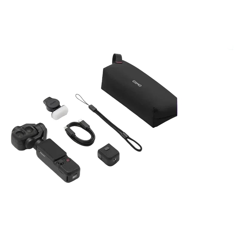 DJI Osmo Pocket 4P Standard Combo — Dual Camera, 1-Inch CMOS, 4K/240fps, 17-Stop Dynamic Range
