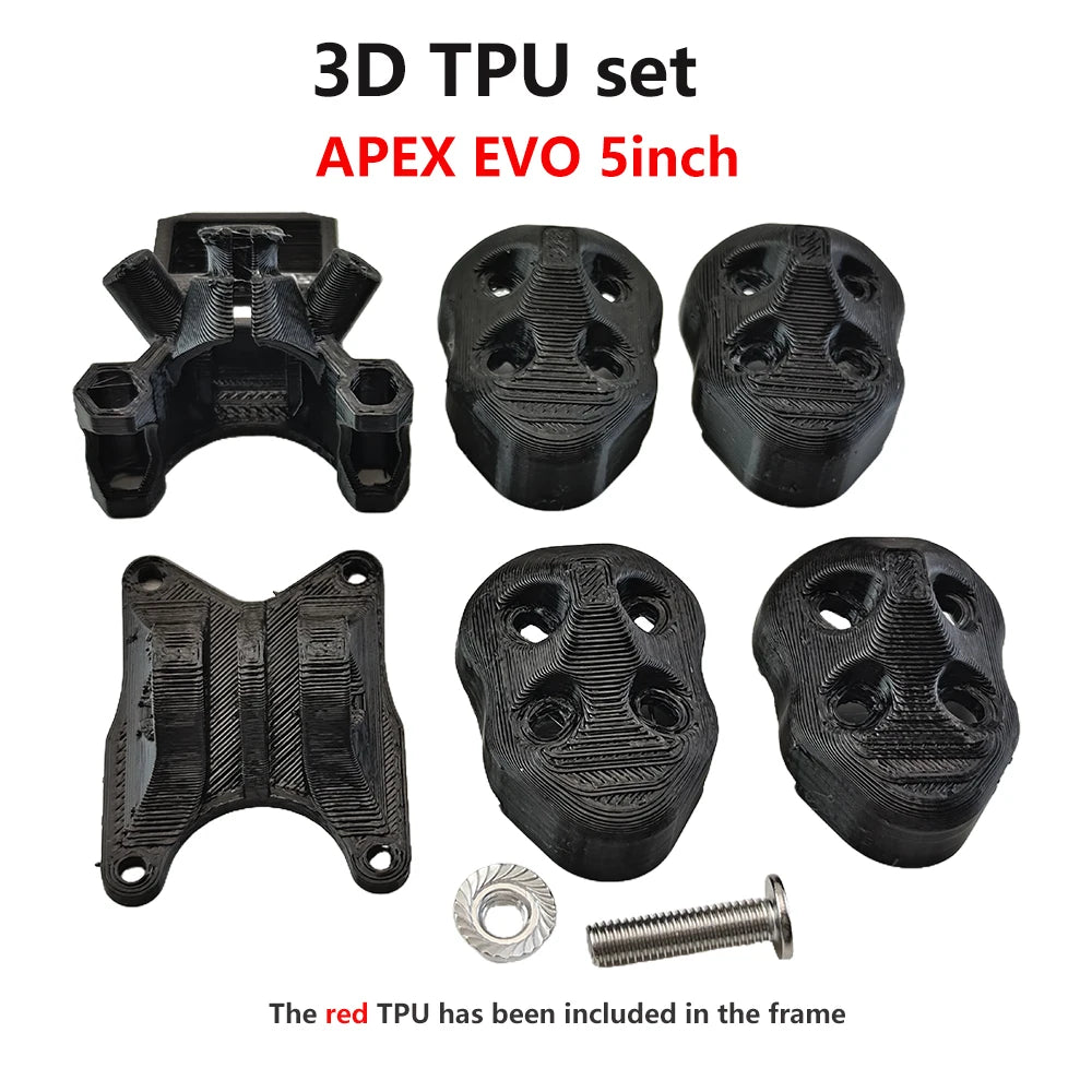 APEX EVO  Frame Kit Quadcopter for CADDX Vista Polar Nebula Pro RunCam Link Phoenix DJI O3 Air Unit 2306 Motor